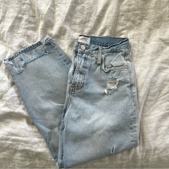 Frame Wide Leg Barrel Leg Jeans - Picture 5 of 6